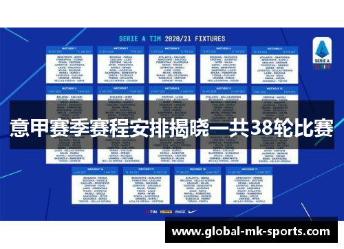 意甲赛季赛程安排揭晓一共38轮比赛 意甲赛季赛程安排揭晓一共38轮比赛