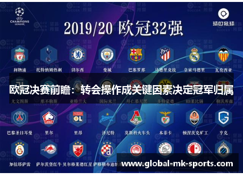 欧冠决赛前瞻:转会操作成关键因素决定冠军归属 欧冠决赛前瞻:转会操作成关键因素决定冠军归属